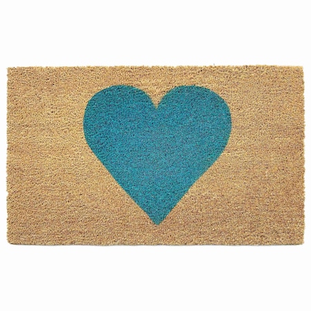 Calloway Mills Entrance Mat, Coir, Natural, Red 106752436